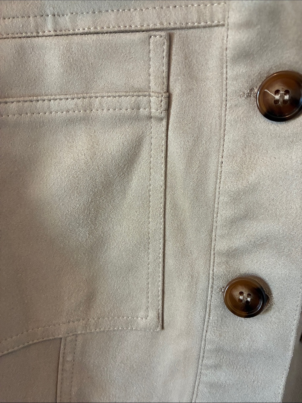 KUT from the Kloth Matilda Crop Faux Suede Trucker Jacket - Picture 3 of 10